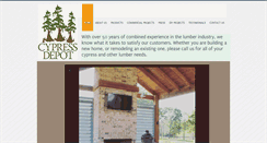 Desktop Screenshot of cypressdepot.com